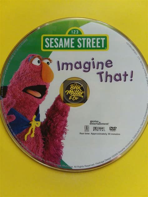 Sesame Street Imagine That DVD DISC SHOWN ONLY 74644977493 EBay