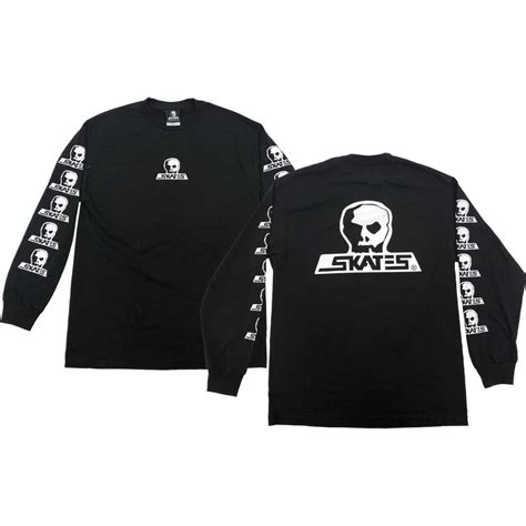 Skull Skates Skull Logo Long Sleeve T Shirt Black Freeride Boardshop