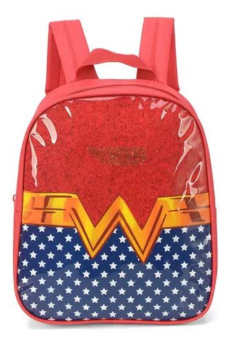 Mochila Escolar Vermelho Mulher Maravilha Is33816wwkl MercadoLivre