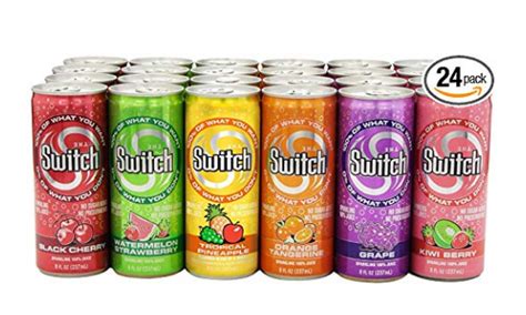 The Switch Sparkling Juice Variety Pack Ounce Cans Pack Of