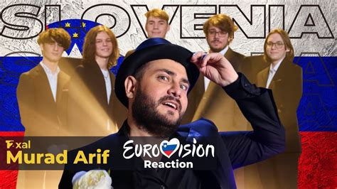 Murad Arif Reacts To Disko Lps Eurovision Slovenia Youtube