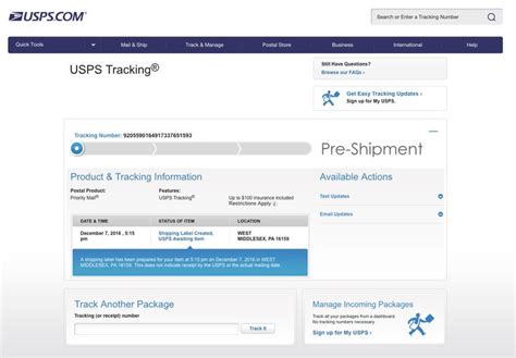 This Usps Tracking Number Offers You That All Shipments Both National