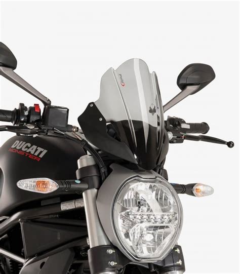 Ducati Monster R S Puig Naked New Generation Touring Smoked Windshield H