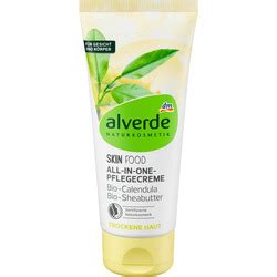 Alverde Naturkosmetik Pflegecreme Skin Food All In One Bio Calendula