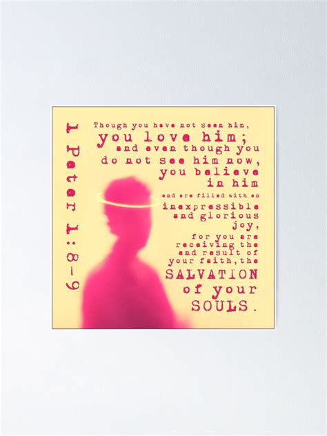 1 Peter 18 9 Poster For Sale By Debradeka Redbubble
