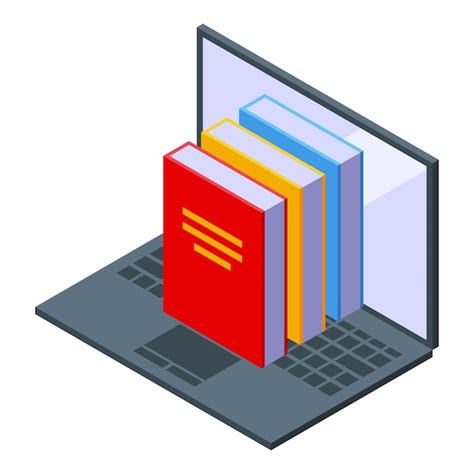 Premium Vector Online Bookstore Icon Isometric Vector Buy Book