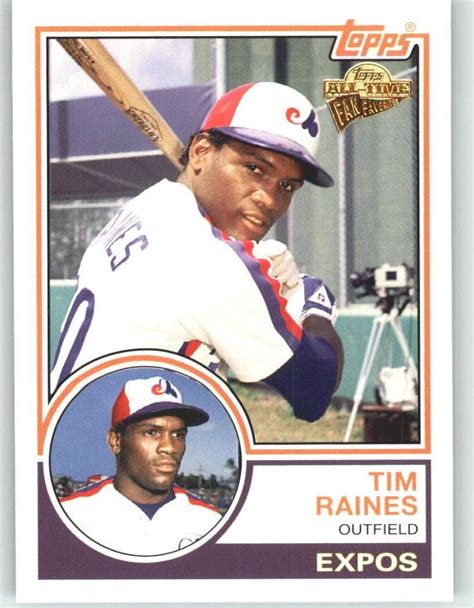 Topps All Time Fan Favorites Tim Raines Baltimore Orioles