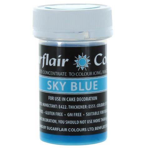 Sugarflair Sky Blue 25g Pastel Spectral Food Colouring Paste