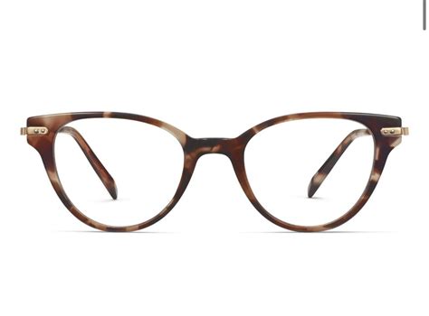 Warby Parker Eyeglasses Fara Sesame Tortoise With Polished Gold Ebay