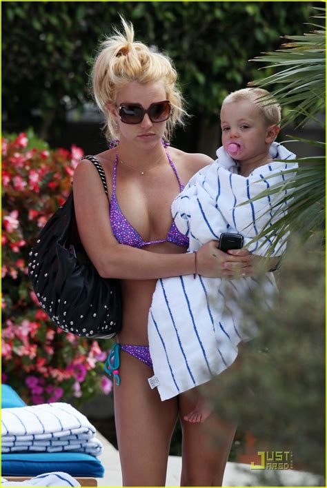 Britney Spears Purplicious Bikini Babe Photo Bikini