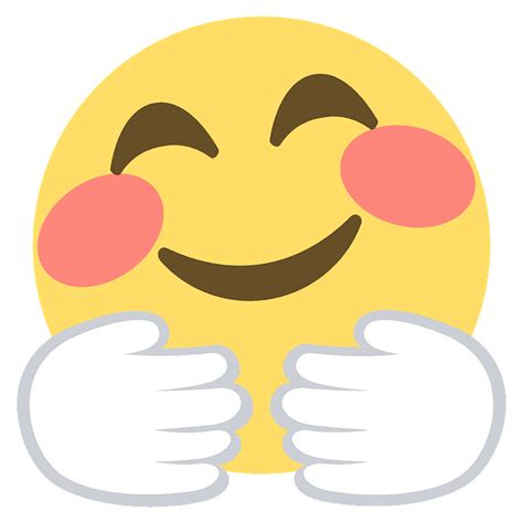Hugging face emoji clipart. Free download transparent .PNG | Creazilla