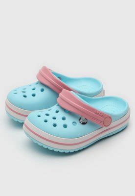 Babuche Infantil Crocs Crocband Clog Azul Compre Agora Dafiti Brasil