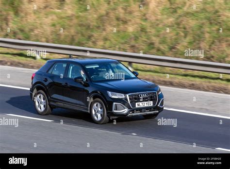 2022 Black Audi Q2 Tfsi Sport 999cc Petrol 6 Speed Manual Stock Photo