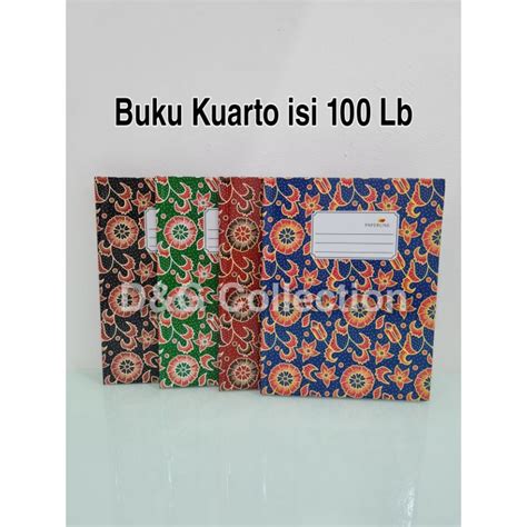 Jual Buku Kuarto Isi 100 Lembar Paperlinebuku Akuntansi Kuarto