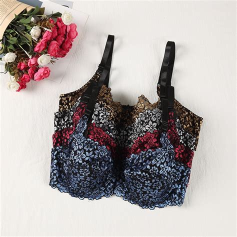 New 2022 Hollow Out Sexy Lingerie Brasieres Sexy Lace Women Bra C D Cup Soutien Gorge Femme Plus