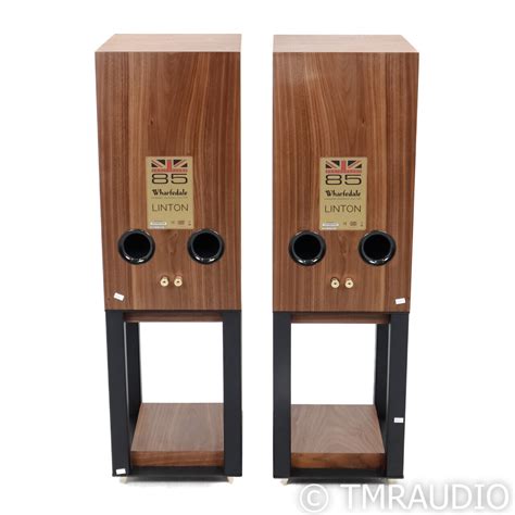 Wharfedale Linton 85th Anniversary Bookshelf Speakers Walnut Pair W