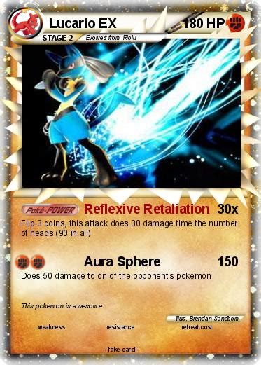 Lucario Pokemon Card Ex