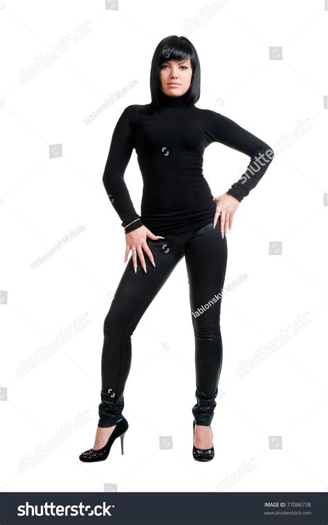 Beautiful Sexual Girl Brunette Pose On Stock Photo Shutterstock