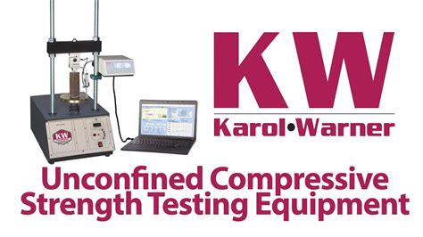 Karol Warner Unconfined Compressive Strength Testing Equipment YouTube