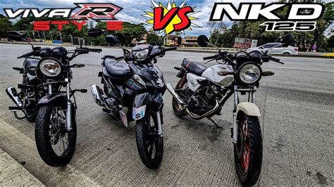 SUZUKI VIVA R VS AKT NKD 125 DRAG RACE YouTube