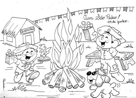 Desenhos De Festas Juninas Para Imprimir - 10