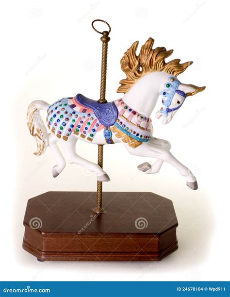 Colorful Carousel Horse Stock Photo Image Of Round Horse 24678104