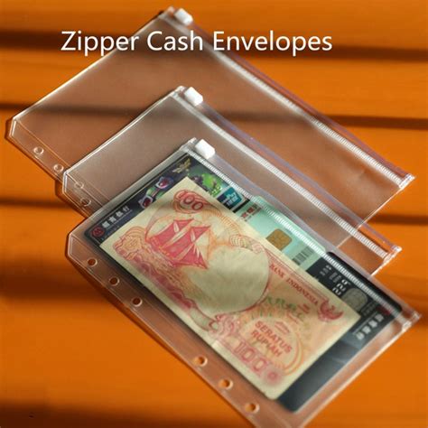 Zipper Cash Envelopes Etsy