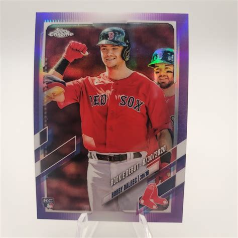 2021 Topps Chrome Update Series Rookie Debut Purple Refractor USC23