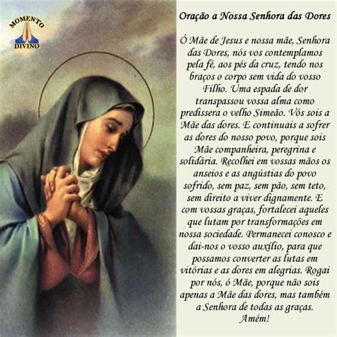 Oracao A Nossa Senhora Das Dores