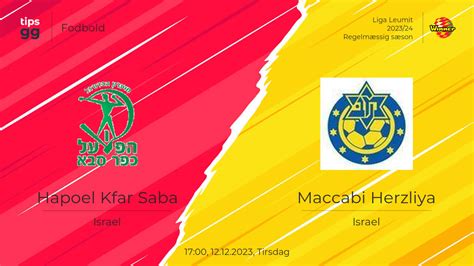 Hapoel Kfar Saba Vs Maccabi Herzliya Ved Liga Leumit