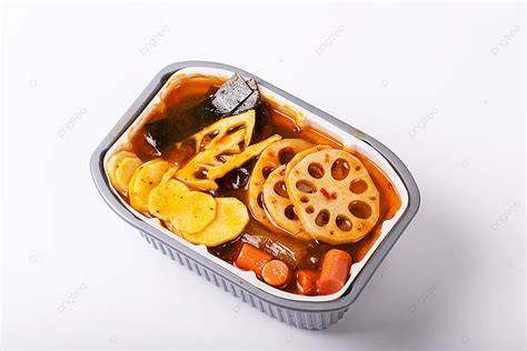 Self Heating Small Hot Pot For One Person Self Heating Pot Fast Food Instant Foods Background