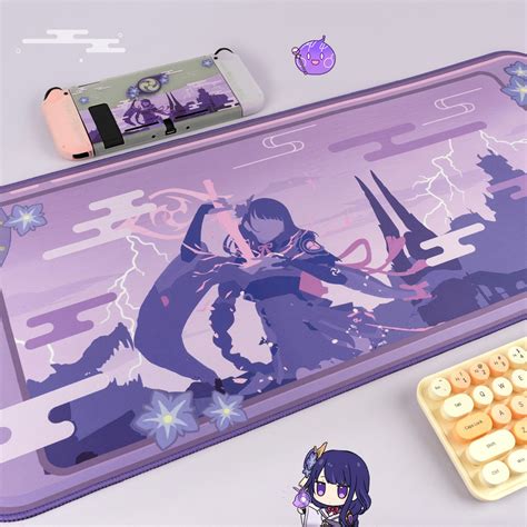 Genshin Impact Mouse Pad Zhongli Large Size Gaming Mouse Pad GenshinBox