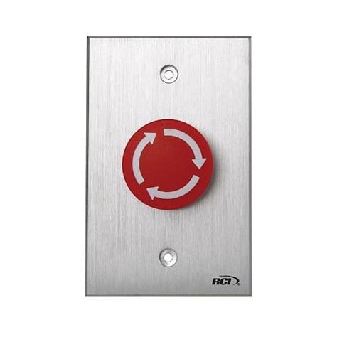 Rci 919 Rotary Release Push Button Brushed Anodized Aluminum