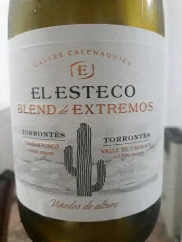 El Esteco Blend De Extremos Torront S Vivino Us