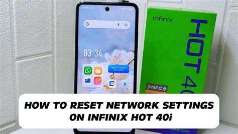 How To Reset Network Settings On Infinix Hot 40i Hot 40 Pro YouTube