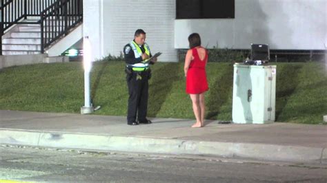 Lady In Red Dress Checked For Dui Youtube