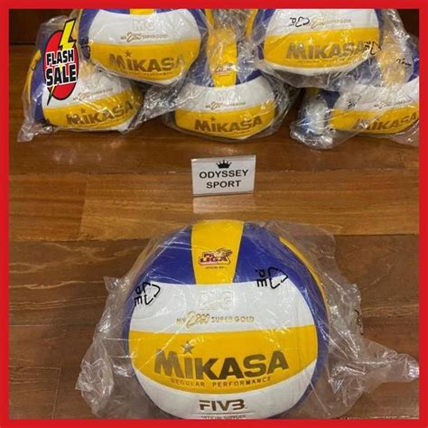 Jual Bola Voli Volly Volley Mikasa Mv 2200 Super Gold 100 Original