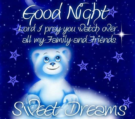 Goodnight Sweet Dreams Good Night Prayer Good Night Blessings Good