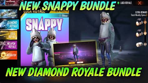 New Diamond Royal Snappy Bundle Got In Only 4 Spin Garena Free