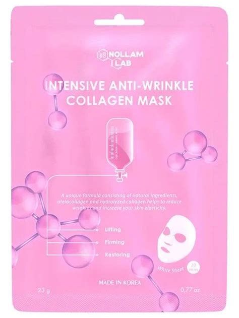 NOLLAM LAB Маска для лица тканевая увлажняющая от морщин Корея, 23 г ...