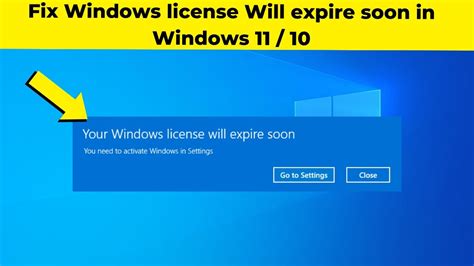 Fix Windows License Will Expire Soon In Windows How To Solve