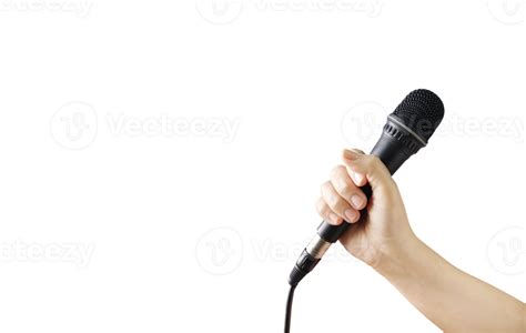 Microphone In Hand Png Transparent 33096514 Png