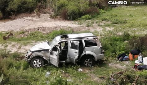 Aparatosa Volcadura En La Puebla Orizaba Deja Cuatro Estudiantes De