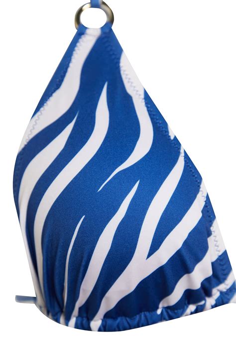 Trendyolmilla Zebra Desenli Üçgen Aksesuarlı Bikini Üstü TBESS BU Fiyatı Yorumları