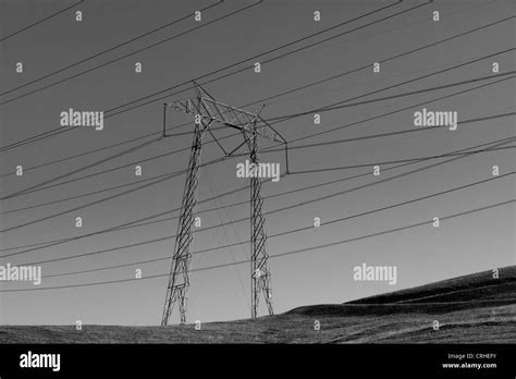 California power lines hi-res stock photography and images - Alamy