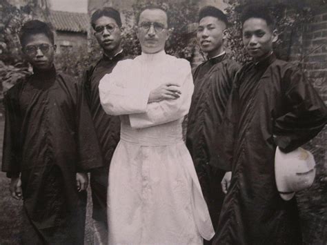 Antique Vintage Father Burke Priest In China Graduates Catholicism Rare
