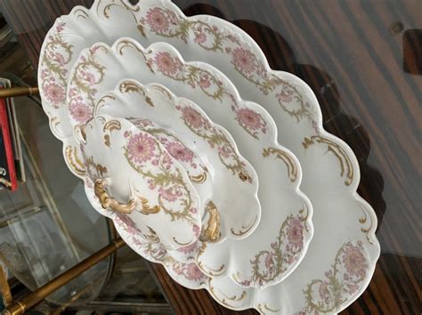 Proantic Limoges Porcelain Service 75 Pieces