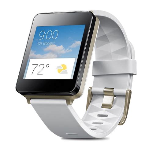 LG G Watch W100 Android Smartwatch White Gold | eBay