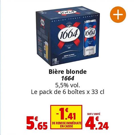 Promo Bière Blonde chez Coccinelle Express iCatalogue fr