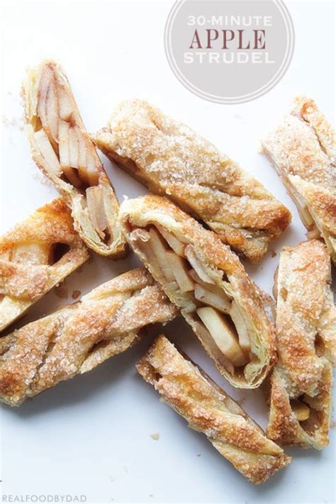 Easy 30 Minute Apple Strudel Real Food By Dad Recipe Strudel